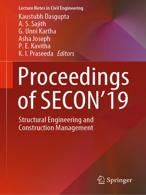 cover image of Proceedings of SECON'19